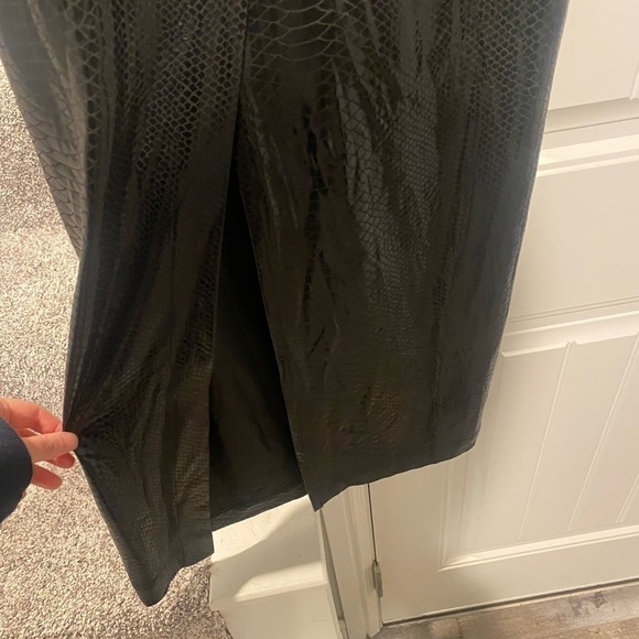 Kim Shui Black Croc-Embossed Jersey Midi Skirt - NWT - Picture 12 of 15